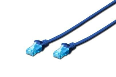 Digitus 7m Cat5e U/UTP cavo di rete Blu U/UTP (UTP)