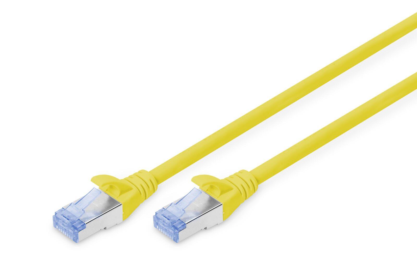 CAVO RETE CAT 5E SCHERMATO SF/UTP COLORE GIALLO MT 3 DIGITUS