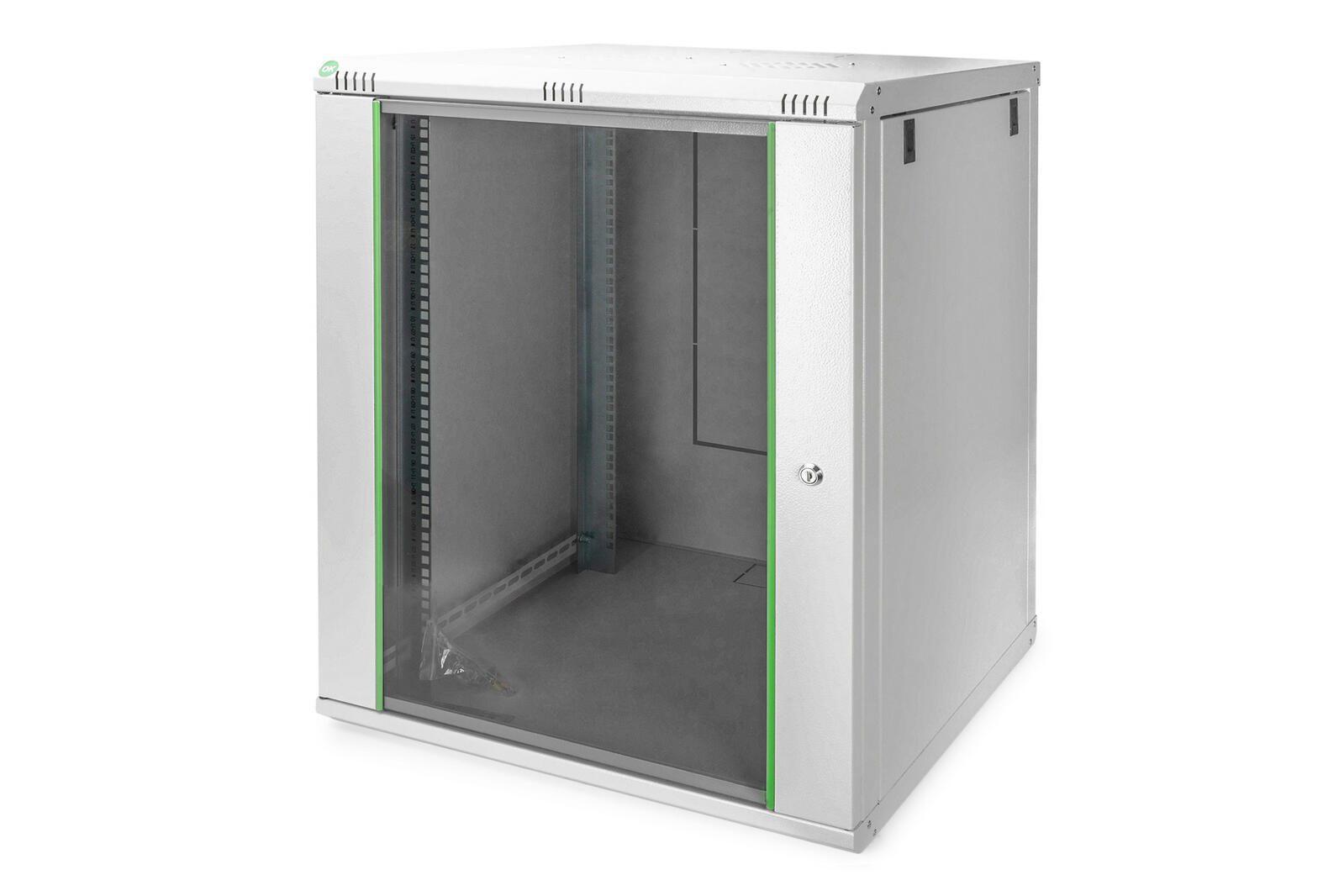 16U wall mounting cabinet - Dynamic Basic 785x600x600 mm - grey