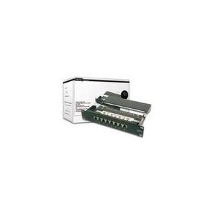 CAT 6 - Class E patch panel - shielded - 8-port RJ45