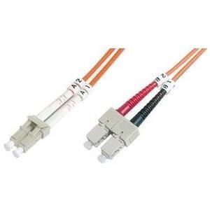 Digito - Cavo patch - LC Multi -Mode (M) - SC Multi -Mode (M) - 3 M - Fibra di vetro - 625 / 125 micron - (OM1) - alogeno -free