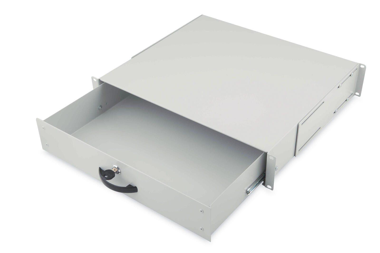Digitus 19 Server Gabinet Cassetto per tastiere e documenti 2He ral7035 Gray (DN-19 Key-2u)