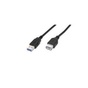 Digitus Assmann - Cavo di estensione USB 3.0 - USB Tipo A, 4 -Pin (M) - USB Tipo A, 4 -Pin (W) - 3,0 M - Nero (AK -112331)
