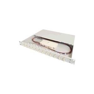 FO splice box - 1U - equipped - 24x LC DX - OS2