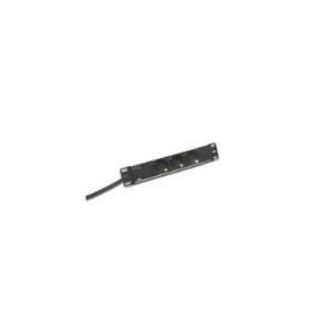 1U Aluminum PDU - 10inch rack mount 3x safety outlet - 16A - 4000W - 250VAC 50/60Hz