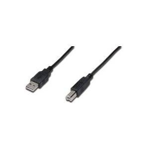 CAVO DIGITUS USB 2.0 A TO USB B M-M 18MT (TIPO STAMPANTE) NERO AK6722