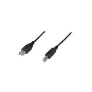 CAVO DIGITUS USB 2.0 A TO USB B M-M 1MT (TIPO STAMPANTE) NERO AK6721