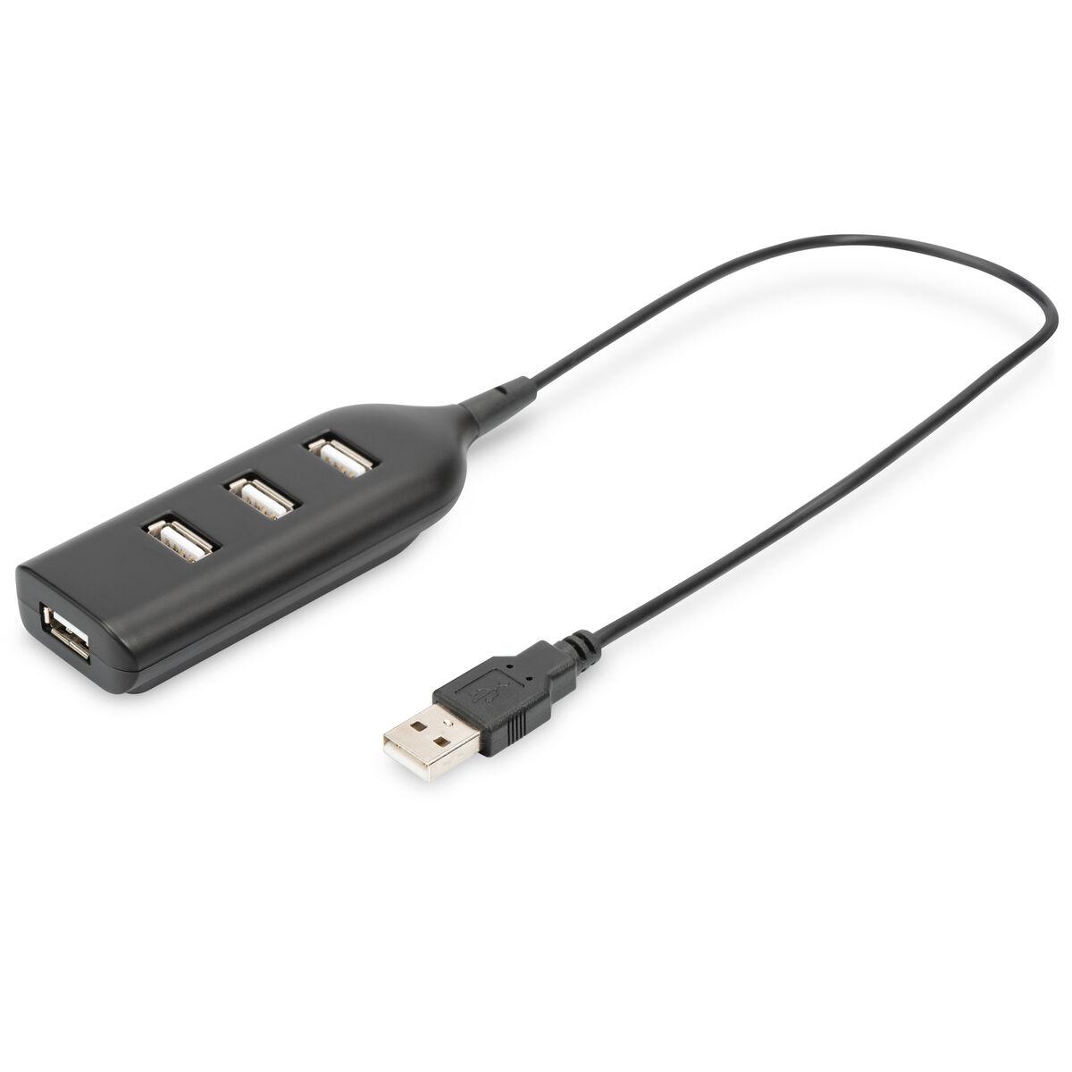 Digitus USB 2.0 Hub 4-Porte...