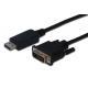 DIGITUS CAVO ADATTATORE DISPLAY PORT MASCHIO TO DVI-D(241) MASCHIO