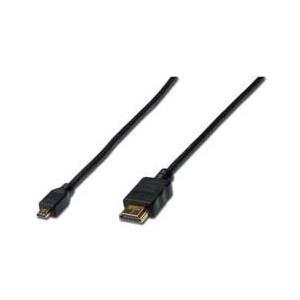 Cavi di collegamento HDMI ad alta velocità con cavo di collegamento con Ethernet da tipo micro D/M - tipo A/M ex HDMI 1.4.Supp