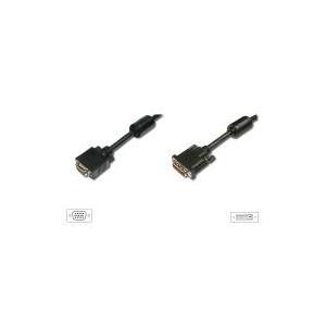 CAVO MONITOR CONNETTORI DVI 245 MASCHIO/VGA 15 POLI MASCHIO MT.1.80