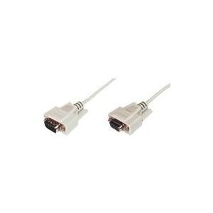 CAVO PROLUNGA SERIALE RS232 9 POLI MASCHIO/FEMMINA POLI PER MODEM- MOUSE PIN-TO-PIN (MODEM CABLE) MT3 CUSTODIE PRESSOFUSE
