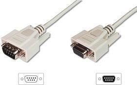 CAVO PROLUNGA 9 POLI PIN-TO-PIN (MODEM CABLE) MASCHIO/FEMMINA MT.10 CUSTODIE PRESSOFUSE