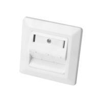 DIGITUS Scatola di derivazione vuota per modulo Keystone telaio 80 x 80 mm piastra centrale 50 x 50 mm