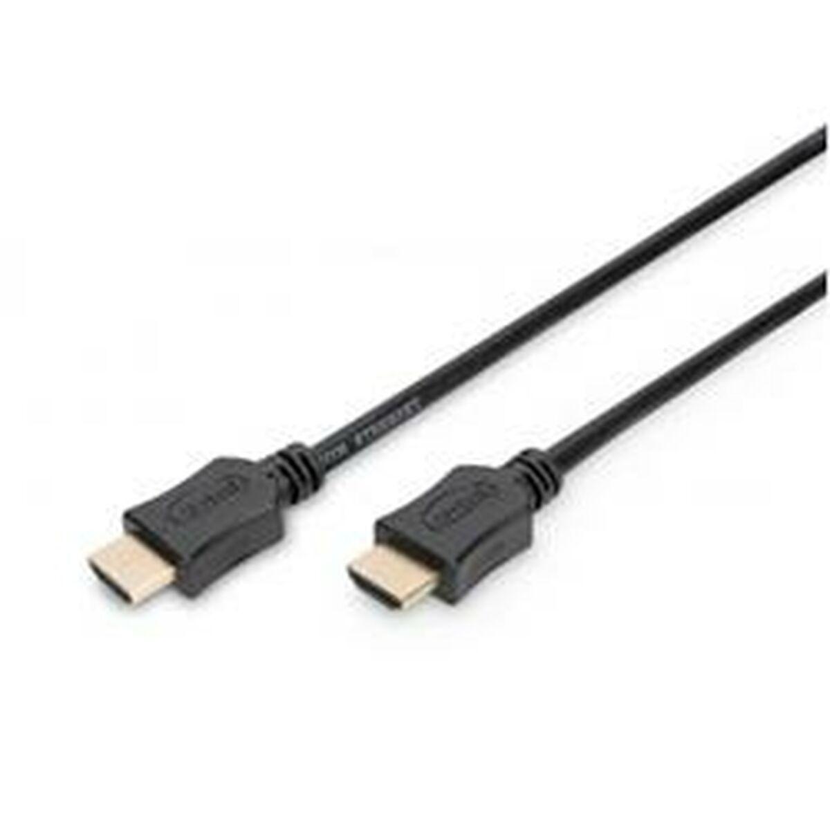 CAVO DIGITUS HDMI TO HDMI M/M 10MT ethernet connettori dorati NERO AK330107100S