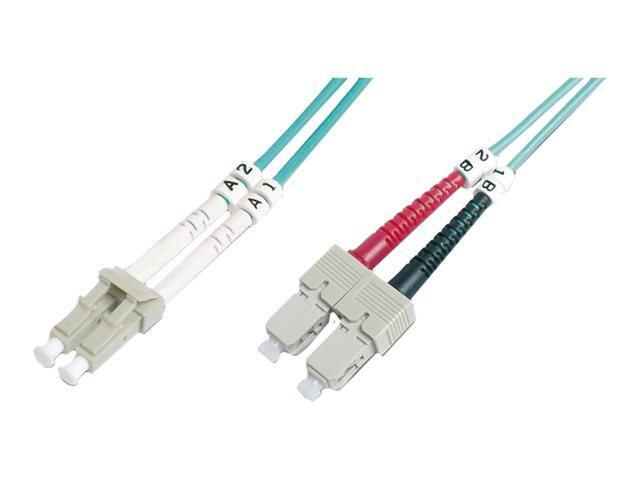 FO patch cord - duplex - LC to SC