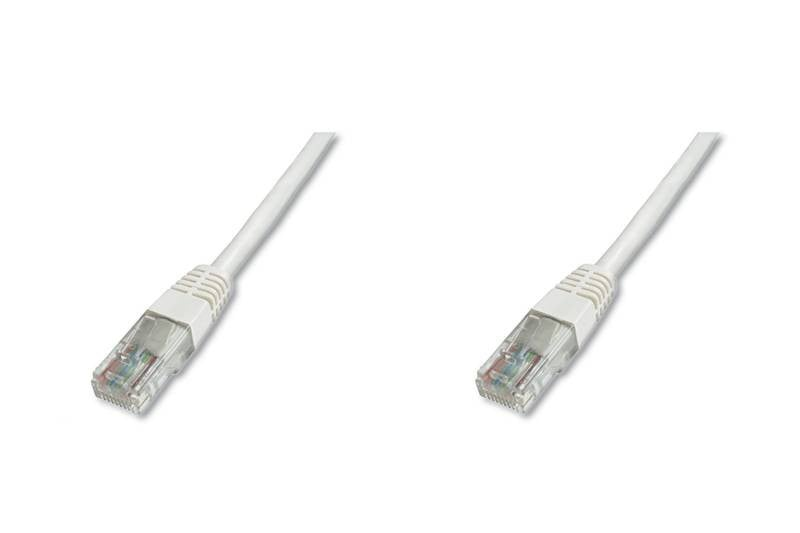 Cavo patch CAT 5e U-UTP, PVC AWG 26/7, lunghezza 1,5 m, colore bianco