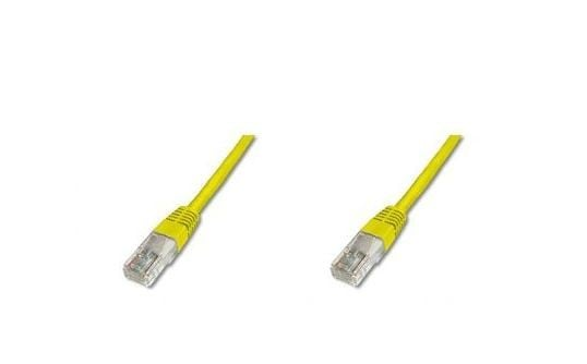 CAVO RETE UTP CAT. 5E NON SCHERMATO - LUNGHEZZA MT. 30 - COLORE GIALLO