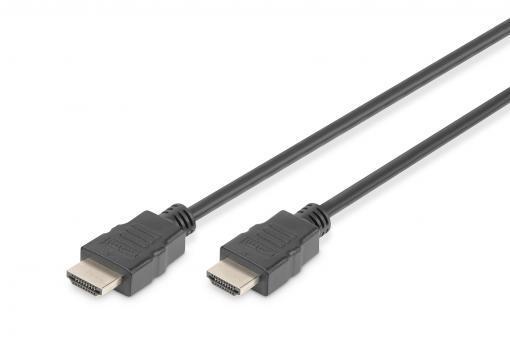 CAVO DIGITUS HDMI TO HDMI M/M 2MT ETHERNET DOPPIA SCHERMATURA NERO AK330114020S