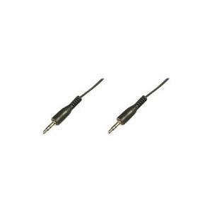 CAVO STEREO CON CONNETTORI MASCHIO/MASCHIO JACK 3.5 MM. MT. 150