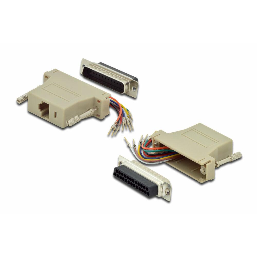CONNETTORE MODULARE 25 POLI MASCHIO - 8 POLI - RJ45