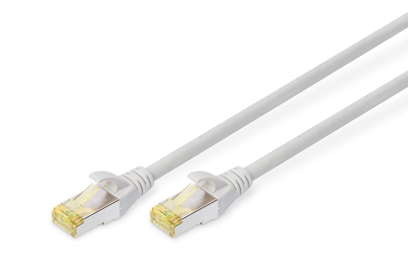 CAT 6A S-FTP patch cord - Cu - LSZH AWG 26/7 - length 3 m - Grey