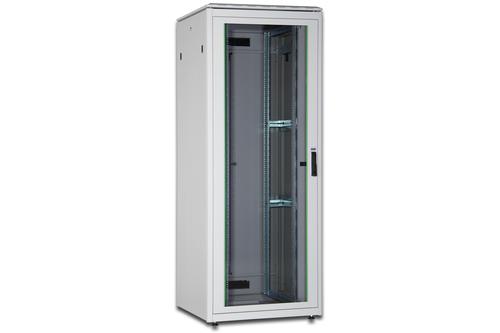 Armadio di rete 36U. 1787x800x800 mm frontale in vetro d