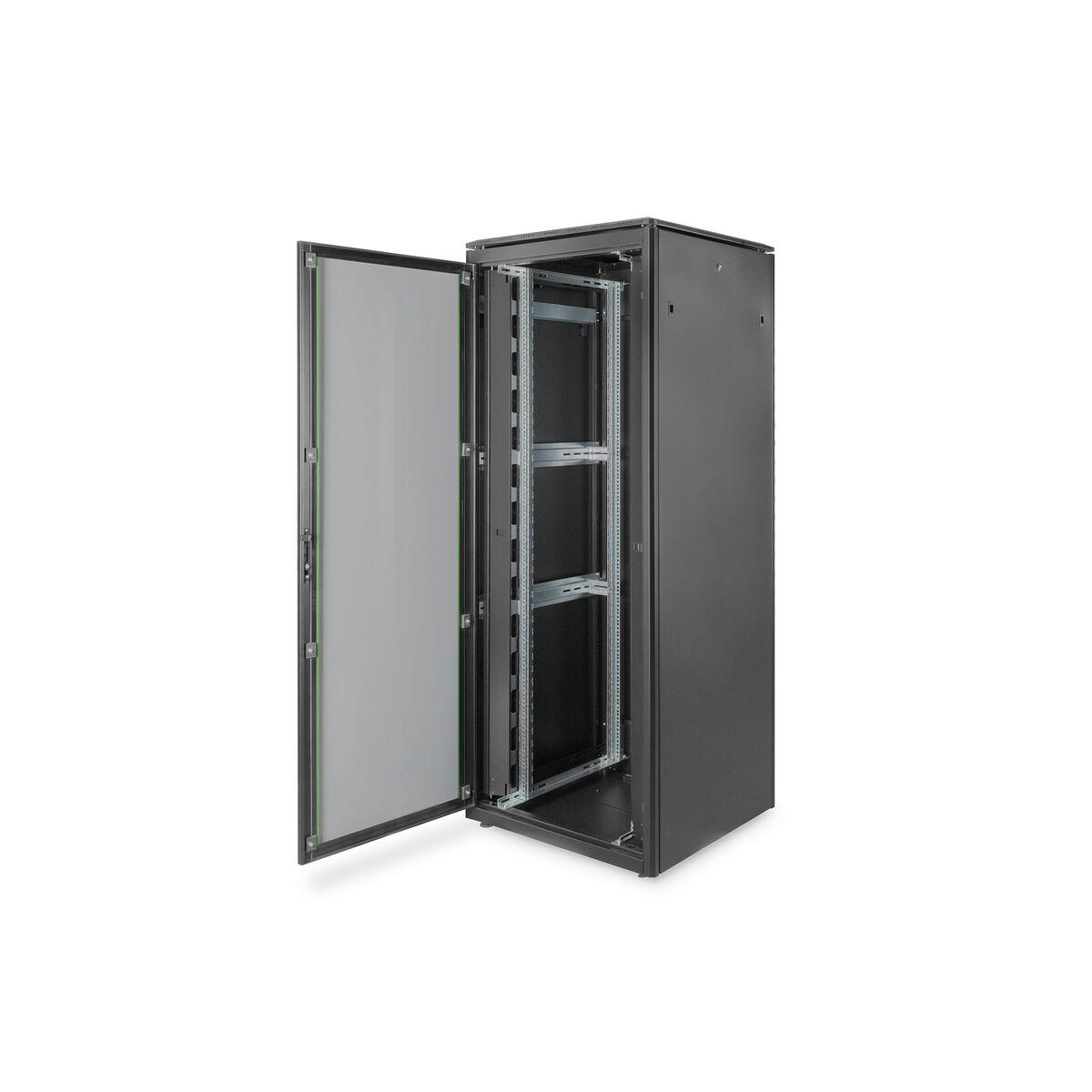 ARMADIO 42 UNITA' LINEA PROFESSIONALE (A)2020 X (L)800 X (P)800 MM. COLORE NERO RAL 9005
