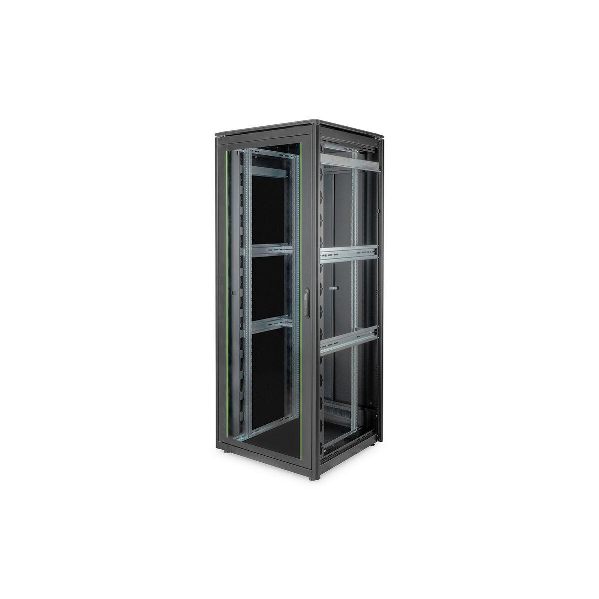 ARMADIO 42 UNITA' LINEA PROFESSIONALE (A)2020 X (L)800 X (P)800 MM. COLORE NERO RAL 9005