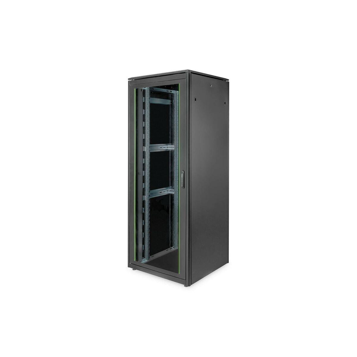 ARMADIO 42 UNITA' LINEA PROFESSIONALE (A)2020 X (L)800 X (P)800 MM. COLORE NERO RAL 9005