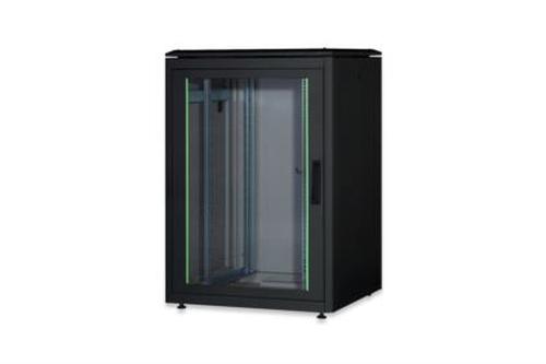 Armadio di rete 22U 1164x800x800 mm. Nero RAL900