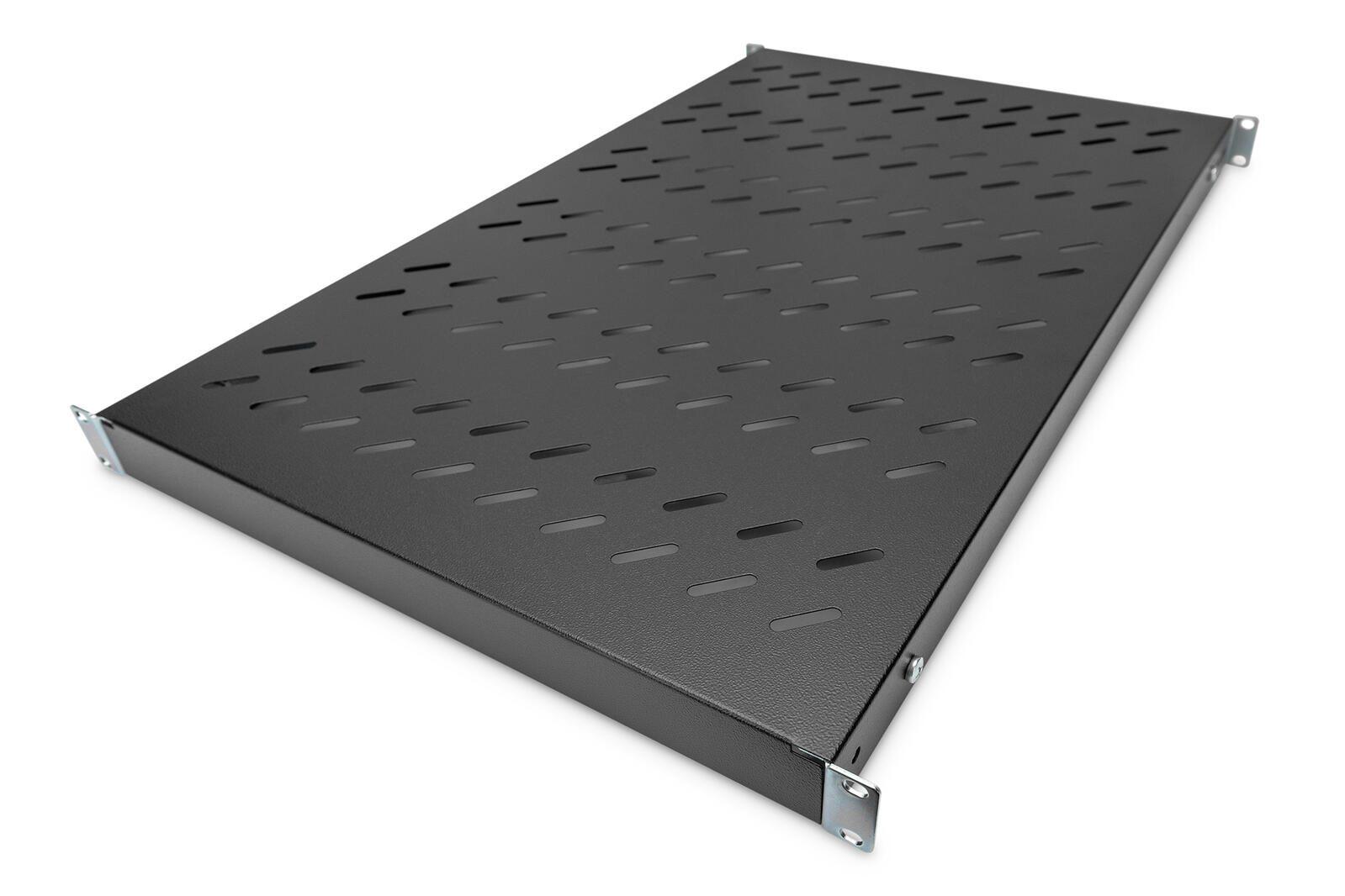 RIPIANO PROFESSIONALE DIGITUS PER ARMADIO RACK 19" 1 UNITA' PROFONDITA' VARIABILE DA 482 MM A 44.5 MM