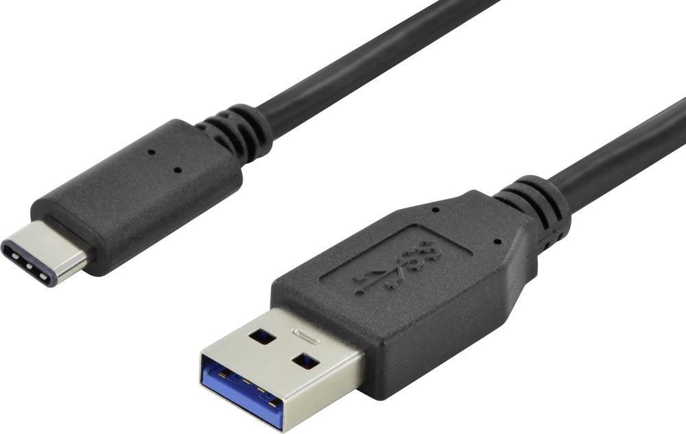 Digitus DK -300136-010 -S - cavo USB - USB -C (M) a USB Tipo A (M) - USB 3.0 - 1 M - Siema - Black