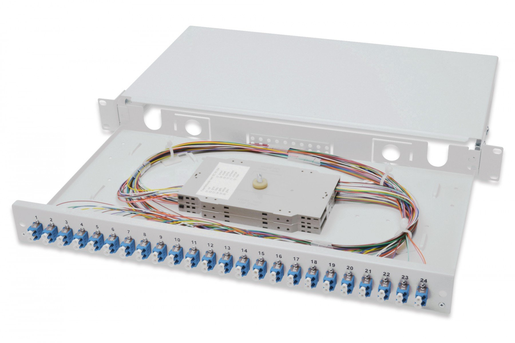 Digitus DN-96332/9 adattatore di fibra ottica 1 pz Grigio