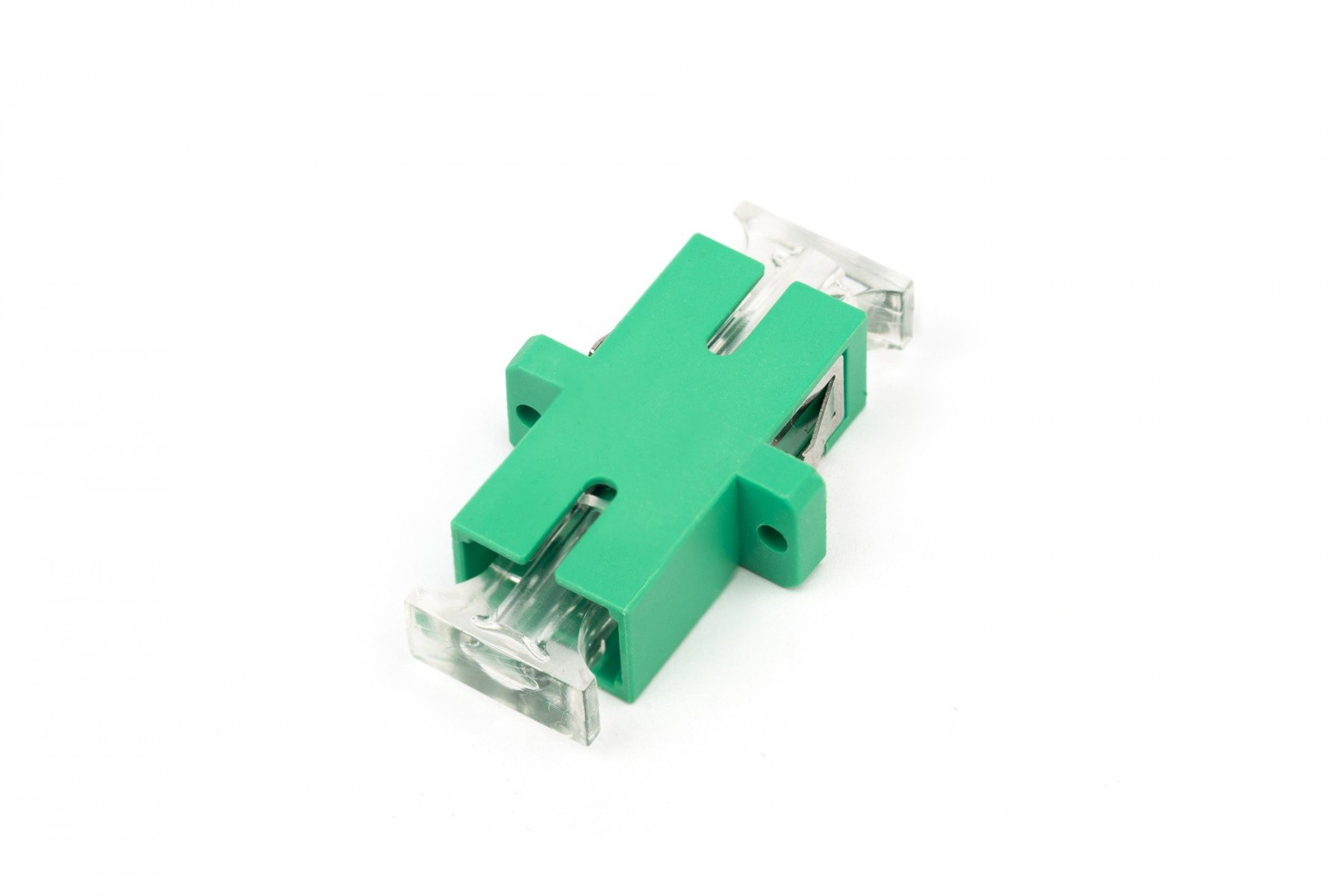 Digitus DN-96003-1APCSX adattatore di fibra ottica SC/APC Verde, Trasparente