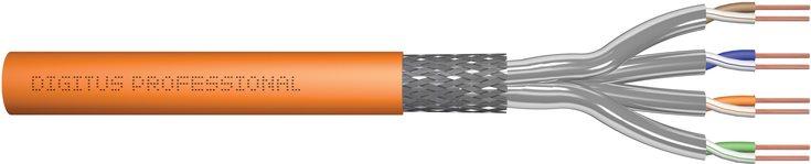 DIGITUS Cavo di installazione per reti duplex CAT 7A S/FTP AWG 22/1 FRNC-C LSZH-3 matassa mt 500