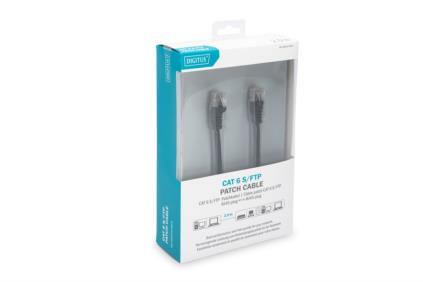 Cavo patch CAT6. RJ45 M/M 2,0 m. S-FTP. AWG 27/7