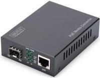 Digitus DN-82140 convertitore multimediale di rete 1000 Mbit/s RJ45/SFP PoE+