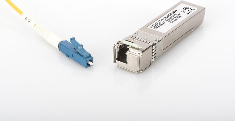 Il modulo ricetrasmettitore DIGITUS Mini GBIC (SFP) offre qualità e affidabilità massime.Da interruttore a interruttore da co