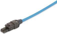 DIGITUS CONNETTORE TOOLESS RJ45 CAT 6A UTP PER CAVO RIGIDO E FLESSIBILE