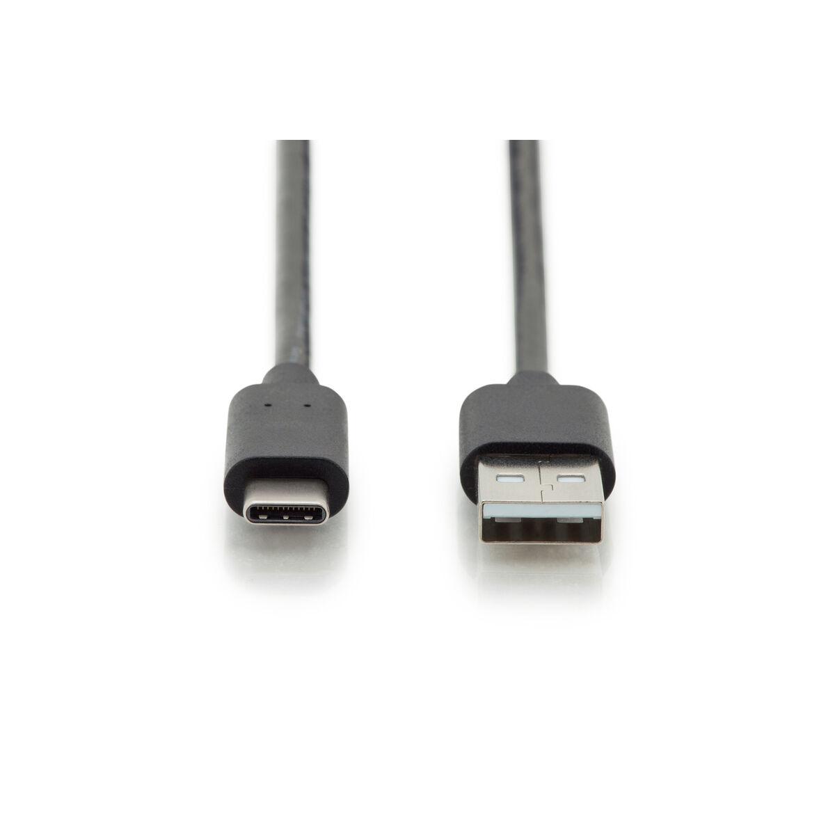 CAVO USB 2.0 CONNETTORI TIPO "C" MASCHIO - TIPO "A" MASCHIO MT 3
