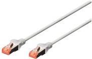 CONFEZIONE 10 CAVI CAT 6 SCHERMATI S/FTP MT 025 COLORE GRIGIO DIGITUS
