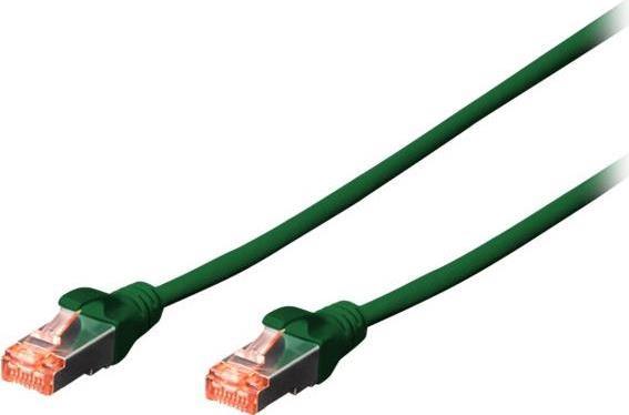 CONFEZIONE 10 CAVI CAT 6 SCHERMATI S/FTP MT 025 COLORE VERDE DIGITUS