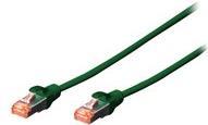 CONFEZIONE 10 CAVI CAT 6 SCHERMATI S/FTP MT 0,5 COLORE VERDE DIGITUS