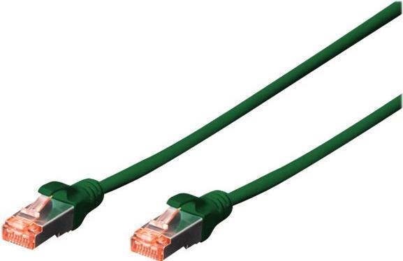 CONFEZIONE 10 CAVI CAT 6 SCHERMATI S/FTP MT 2 COLORE VERDE DIGITUS