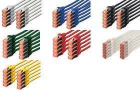 CONFEZIONE 10 CAVI CAT 6 SCHERMATI S/FTP MT 5 COLORE VERDE DIGITUS