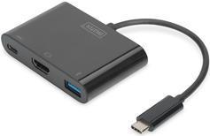 ADATTATORE USB TIPO C CON PORTE HDMI USB 3.0 PORTA USB TIPO C DIGITUS