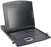 DIGITUS Modulare Konsole m. 17-Z TFT 8-Port KVM & Touchpad DE Tastatur sw