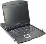 Modularized 19inch TFT console with 8 port KVM - DE keyboard - Black