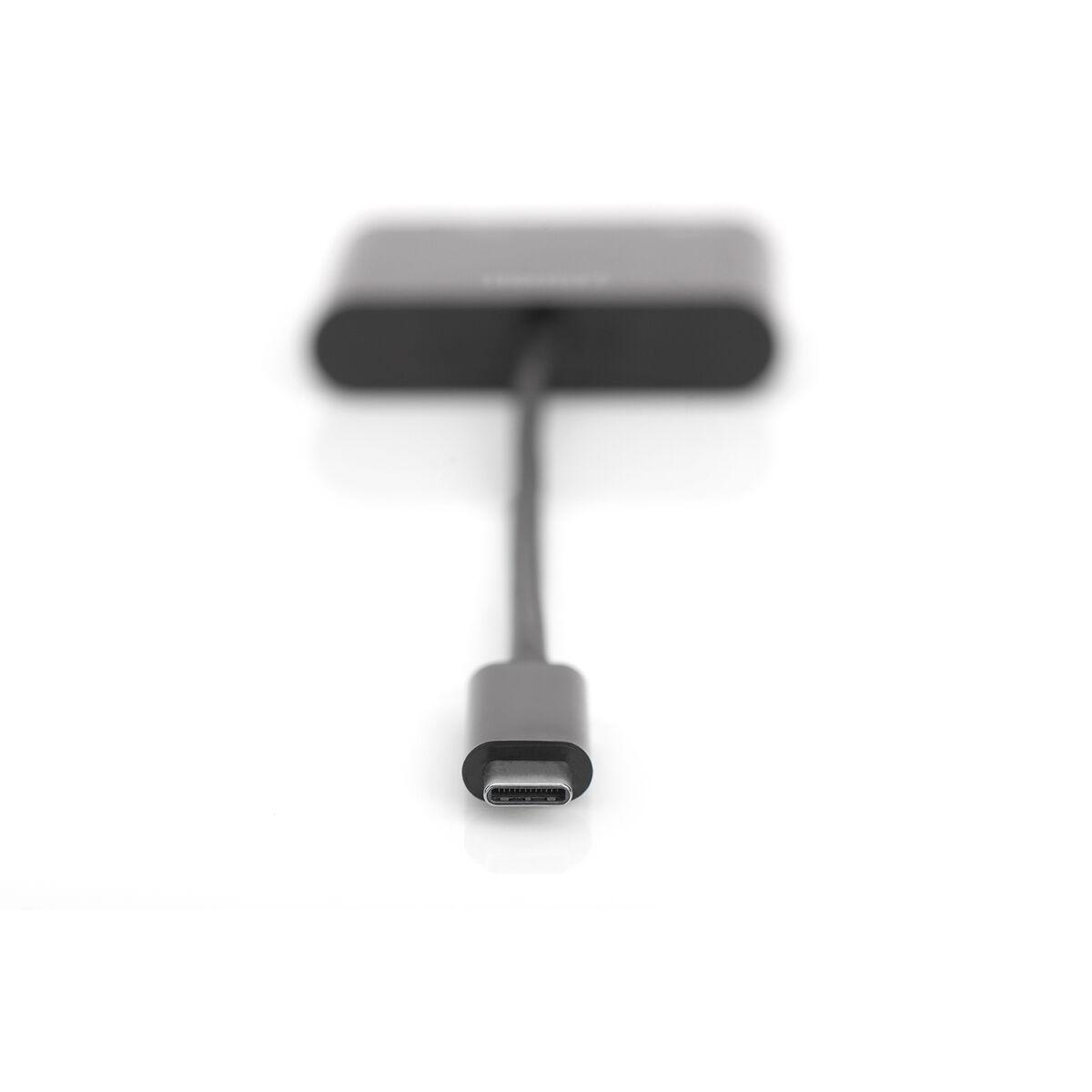 ADATTATORE GRAFICO USB Type-C. 4K VGA + HDMI